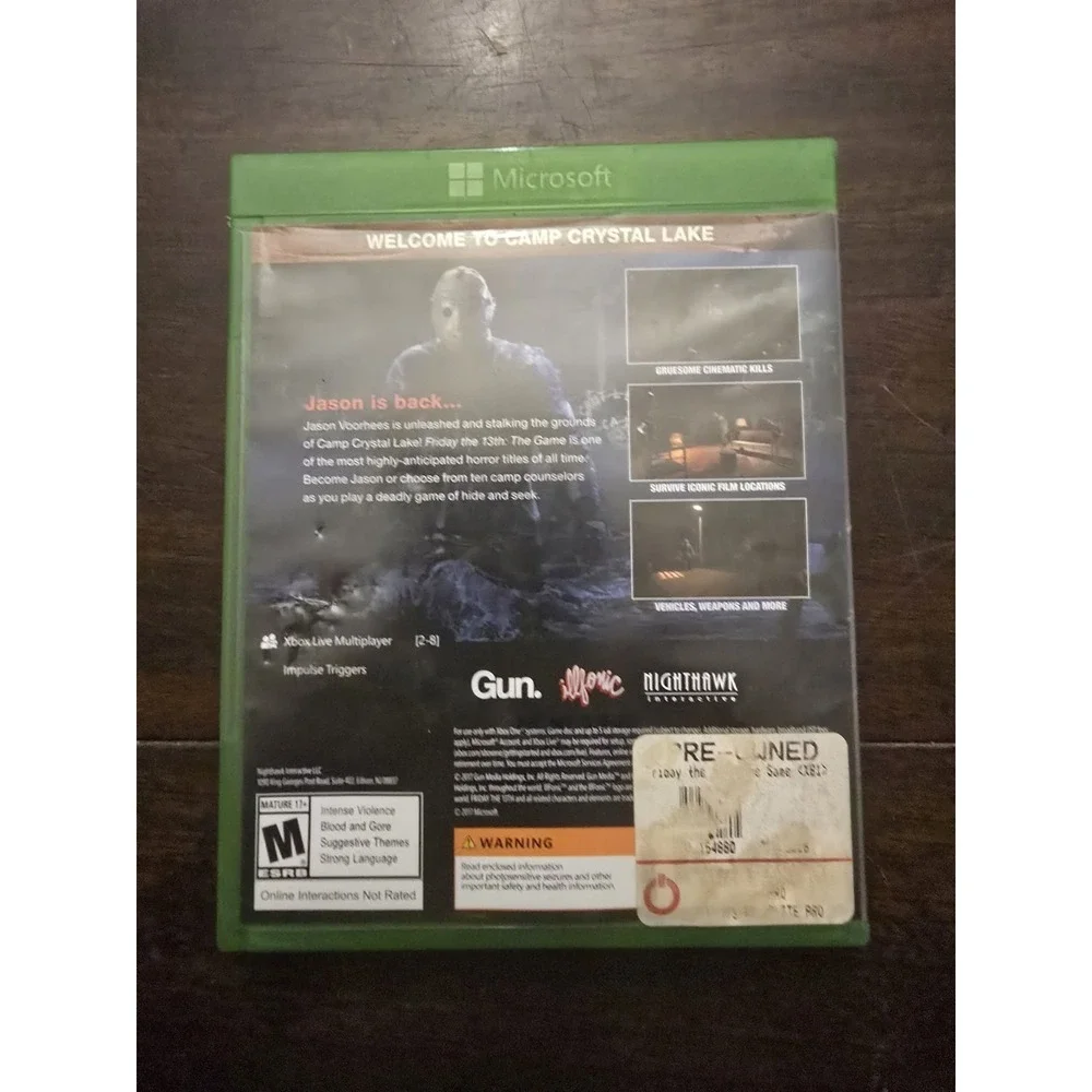 Friday The‎ 13th: The Game - Microsoft Xbox One
